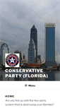 Mobile Screenshot of conservativepartyfl.org